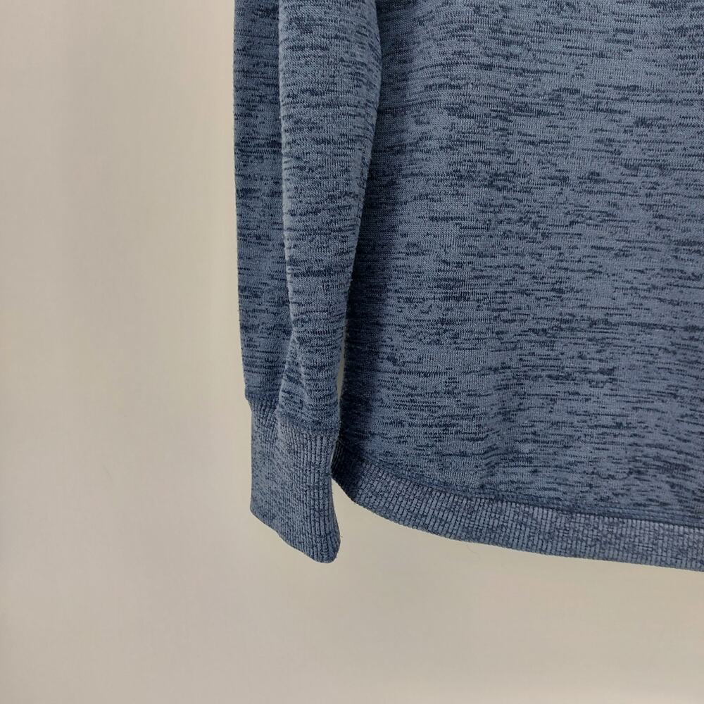 Athleta Blue Sweater Cowl Neck Pullover Knit Athletic Sz XS - Picture 7 of 14